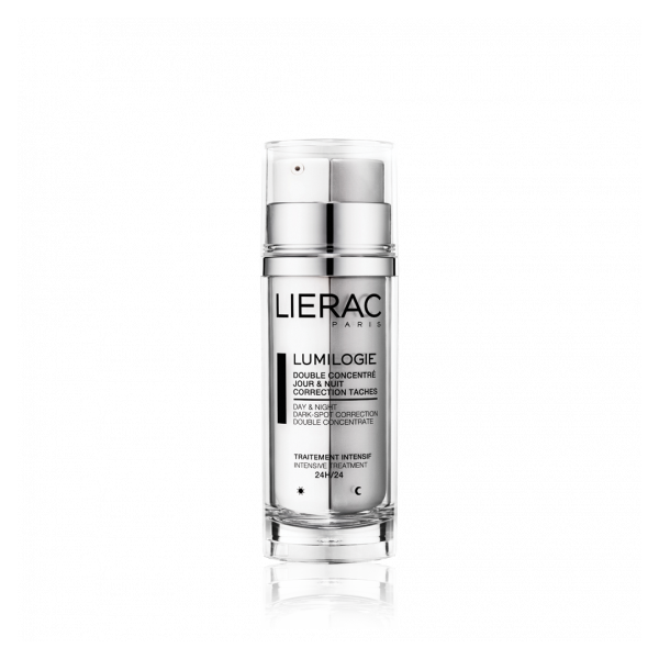 [リーラック]　ルミロジー　ナイト & デイ（シミ取り）15mlｘ2<br>[LIERAC] LUMILOGIE DOUBLE CONCENTRE JOUR & NUIT CORRECTION TACHES 2x15ml