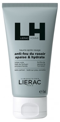 [リーラック]　リーラック　オム　シェービングバーム（髭剃り後）75ml<br>[LIERAC]　LIERAC HOMME BAUME APAISANT APRES-RASAGE 75ml