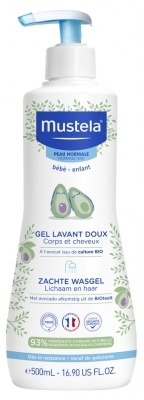 [ムステラ] 　ベベ　ソフトクレンジングジェル　500ｍｌ　（ノーマル肌用）<br>[MUSTELA] GEL LAVANT DOUX 500ml PEAU NORMAL