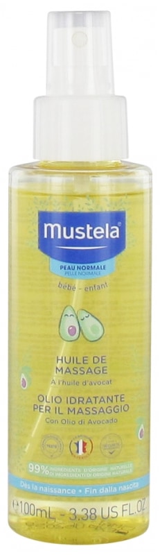 [ムステラ] 　べべ　オイルマッサージ　スプレー　100ｍｌ（ノーマル肌用）<br>[MUSTELA] HUILE DE MASSAGE SPRAY 100ml (PEAU NORMAL)