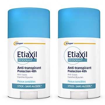 [エティアキシル] デオドラント アンチトランスピラン スティック 48時間 40ml 2個セット<br>[ETIAXIL] DEODRANT STICK 48H 40ml　2PCS