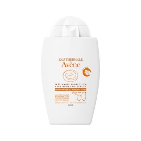 [アベンヌ]　ミネラル　フルイド　ハイプロテクション　敏感肌用　SPF50+ 40ml<br>[AVENE]  FLUIDE MINERAL HAUTE PROTECTION SPF50+ 40ml