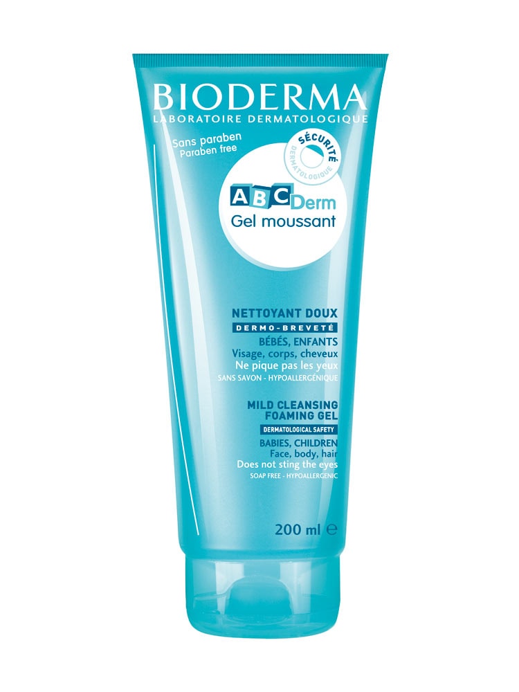 [ビオデルマ]ABC デルム 　ジェル　ムーサン（フォーミングクレンザー）200ml<br>[BIODERMA]ABC DERM MOUSSANT GEL NETTOYANT DOUX 200ml