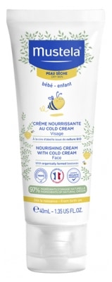 [ムステラ] 　ナリッシング　クリーム（コールドクリーム配合）　40ｍｌ　（乾燥肌用）<br>[MUSTELA] CREME NOURRISSANTE AU COLD CREME 40ml