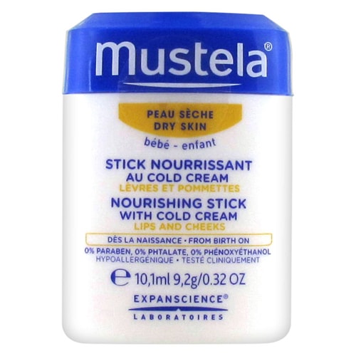 [ムステラ] 　ナリッシング　スティク（コールドクリーム配合）　9,2g　（乾燥肌用）<br>[MUSTELA] STICK NOURISSANT AU COLD CREAM 9,2g