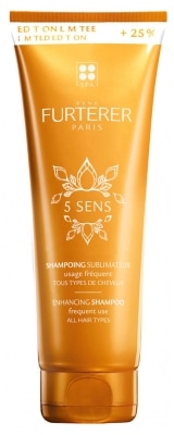 [ルネ フルトレール] 　5 センス シャンプー　250ml + 25％<br>[RENE FURTERER] 5 SENS SHAMPOOING SUBLIMATEUR 250ml+25％