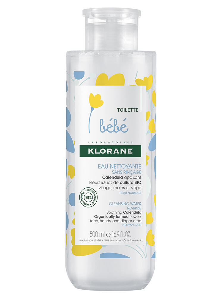 【クロラーヌ】ベビー　クレンジングウォーター　500ｍl <br>【KLORANE】BEBE EAU NETTOYANTE AU CALENDULA 500ml
