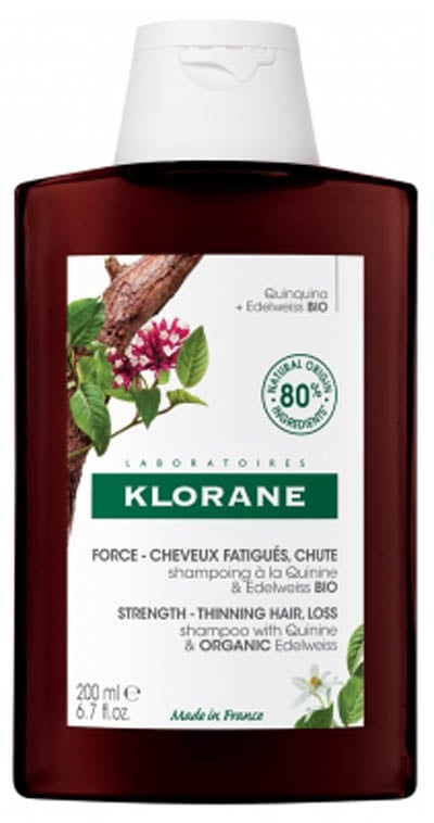 【クロラーヌ】 キニン　ビタミンＢ　シャンプー (抜け毛防止) 200ml<br>【KLORANE】SHAMPOOING ANTI-CHUTE A LA QUININE  BITAMINE B  200ml