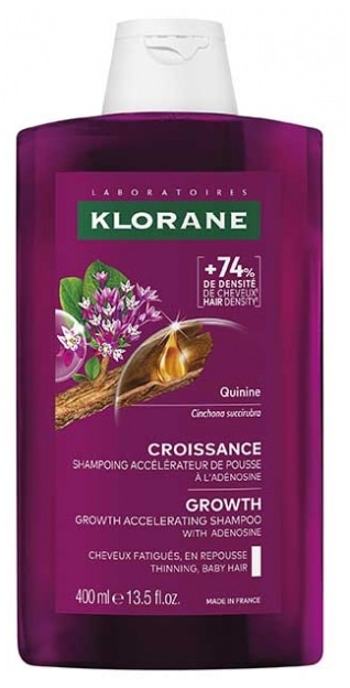 【クロラーヌ】発毛育毛促進シャンプー 400ml<br>【KLORANE】SHAMPOING ACCELARATEUR DE POUSSE QUININE 400ml