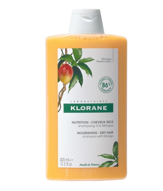 【クロラーヌ】　マンゴー・バター・シャンプー 400ml<br>【KLORANE】SHAMPOOING AUX DATTIER DE MANGUE 400ml