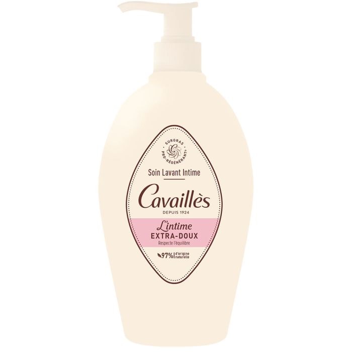 [ロジェカバイエス]デリケートゾーン日常洗浄専用－エクストラソフト　500ｍｌ　<br>[ROGE CAVAILLES]SOIN LAVANT INTIME EXTRA-DOUX USAGE QUOTIDIEN