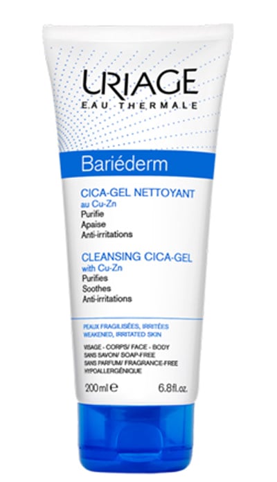 [ユリアージュ] バリエデルム　シカ　クレンジングジェル　　200ml<br>[URIAGE] BARIEDERM CICA-GEL NETTOYANT VISAGE  200ml