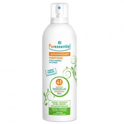 【ピュアエッセンシャル】41のエッセンシャルオイル　エアー　消毒　スプレー　500ml<br>【PURESSENTIEL】SPRAY  ASSAINISSANT AUX 41 HUILES ESSENTIELLES 500ml