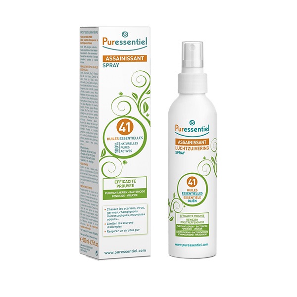 【ピュアエッセンシャル】41のエッセンシャルオイル　エアー　消毒　スプレー　200ml<br>【PURESSENTIEL】SPRAY  ASSAINISSANT AUX 41 HUILES ESSENTIELLES 200ml