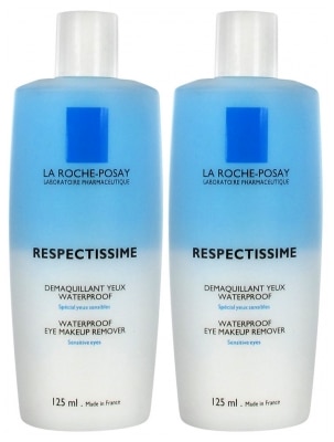 [ラロッシュポゼ]　レスペクティッシム ポイントメイクアップリムーバ　125ml　2本セット<br>[LA ROCHE POSAY] RESPECTISSIME DEMAQUILLANT YEUX WATERPROOF 125ml　　2ＰＣＳ