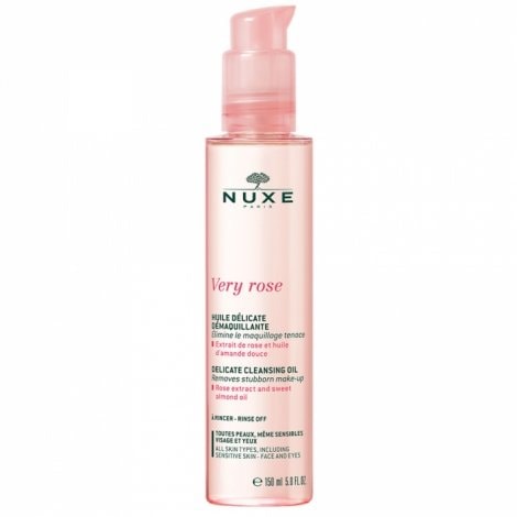 [ニュクス] 　ヴェリィ ローズ  オイル　デマキアン　 150ml　<br> [NUXE] VERY ROSE HUIE DELICATE DEMAQUILLANTE 150ml