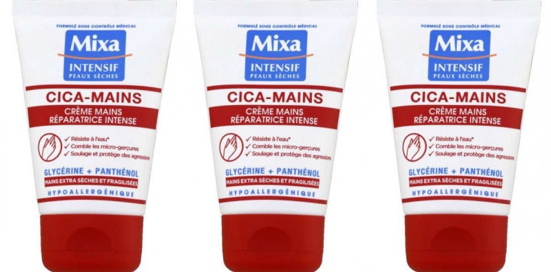 �ڥߥ����ۥϥ�ɥ��꡼��ʹӤ줿ȩ�ѡˡ���50ml��3�ܥ��åȡ�MIXA�� CREME CICA MAINS CREME REPARATRICE INTENSE  50ml 3pcs