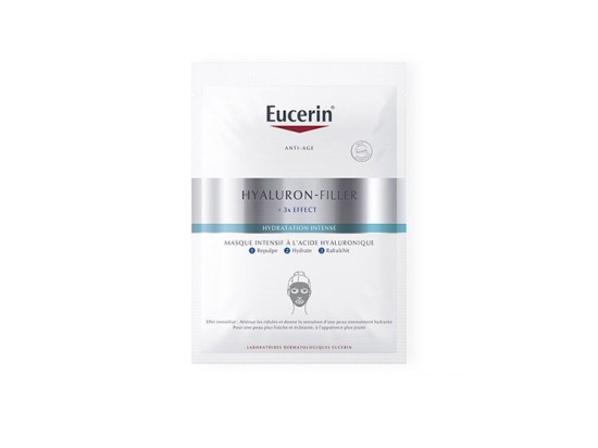 [ユーセリン] 　ヒアルロンフィラー　マスク　(マスクシート4枚入り）<br>[EUCERIN] HYALURON-FILLER MASQUE (4 SACHETS)
