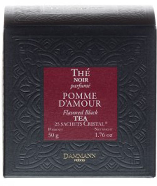 [ダマンフレール]　禁断の実　愛のフルーツ、リンゴ　50g 25のムスリンコットン入り<br>[DAMMANN FRERES]  POMME D'AMOUR 50g　　25 MOUSLIN COTTON