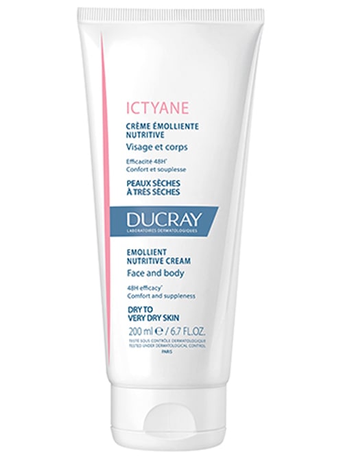 【デュクレイ】イクティアン　エモリエントクリーム　200ml<br>【DUCRAY】ICTYANE CREME EMOLIENT NUTRITIVE 200ml