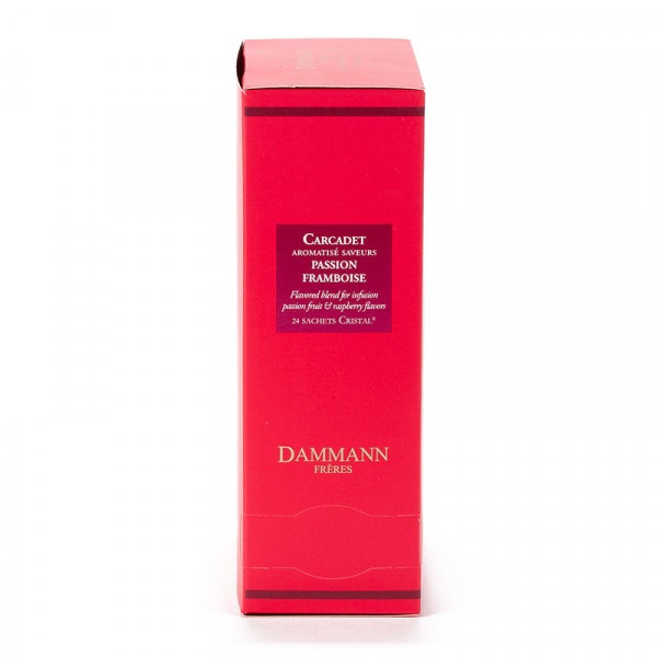 Dammann Cargadets Passion Framboise 24袋 Carcadet Passion Framboise - N°539 - caja 24 bolsitas envasadas