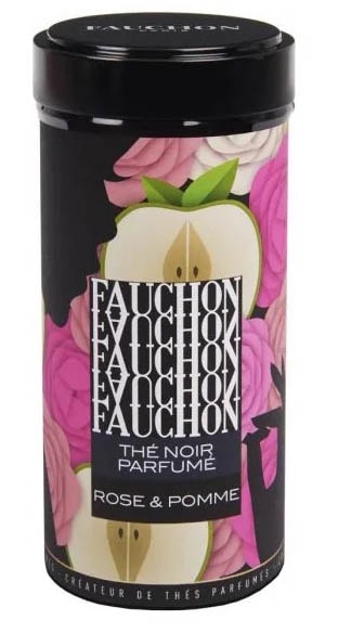 【フォーション】ローズアンドアップルティー　120g<br>【FAUCHON】THÉ ROSE & POMME (Black tea) 120g