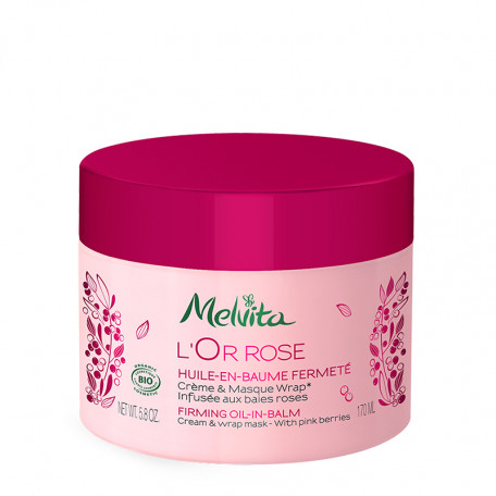 [メルヴィータ] ロルロゼ ファーミングオイルインバーム 170ml<br>[MELVITA]  L'OR ROSE  HUILE-EN-BAUME FERMETE 170ml