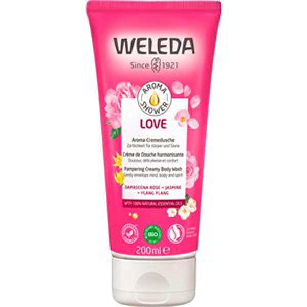 【ヴェレダ】アロマシャワーシャワージェル　ラブ　200ml<br>【WELEDA】AROMA SHOWER CREME DE DOUCHE HARMONISANTE LOVE  200ml
