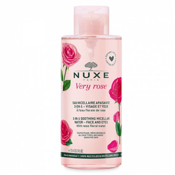 [�˥奯��]  �����ꥣ ������ �ߥ��顼 ����󥸥� ���������� 3in1 750ml �������侦�ʡ��Х�β֤����襤��[NUXE] VERY ROSE EAU MICELLAIRE APAISANTE 3 EN 1 TOUES PEAUX, MEME SENSIBLES 750ml
