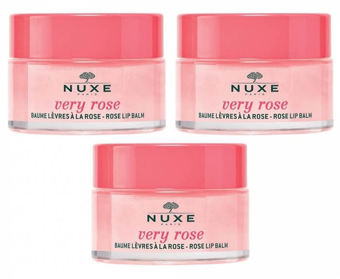 [ニュクス] ヴェリィ ローズ ローズモイスチャライジングリップバーム 15g 3個セット<br>[NUXE] VERY ROSE BAUME HYDRATANT LEVERES 15g 3pcs