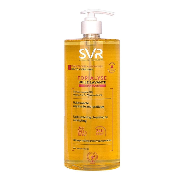 [エスブイアール]トピアリズ クレンジングオイル 1000ml<br>[SVR] TOPIALYSE  HUILE LAVANTE MICELLAIRE 1000ml
