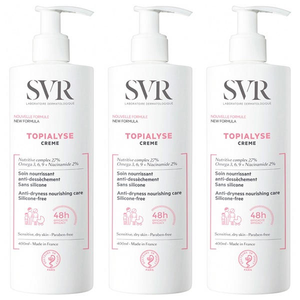 [エスブイアール]トピアリズ クリーム 400ml 3本セット<br>[SVR] TOPIALYSE CREAM 400ml 3PCS