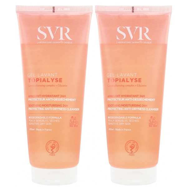[エスブイアール]トピアリズ クレンジングジェル 200ml 2本セット<br>[SVR] TOPIALYSE GEL LAVANT 200ml 2PCS