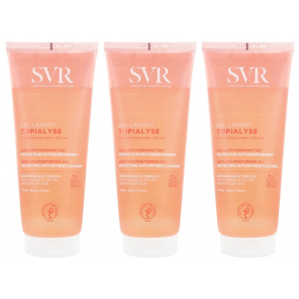 [エスブイアール]トピアリズ クレンジングジェル 200ml 3本セット<br>[SVR] TOPIALYSE GEL LAVANT 200ml 3PCS