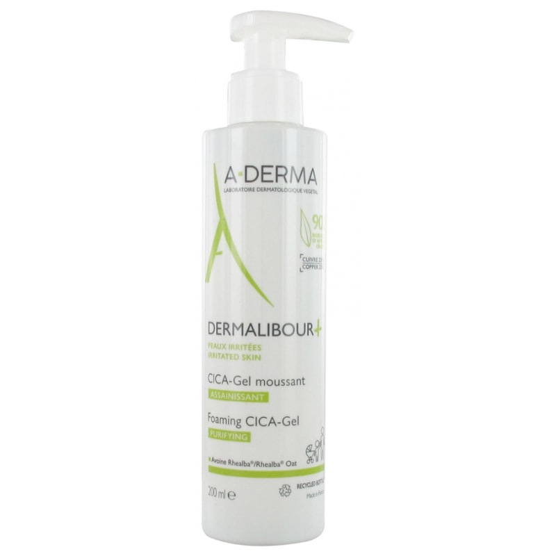 [アデルマ] デルマリボ フォーミング CICA ジェル200ml 荒肌 を優しく クレンジング<br> [A-DERMA] DERMALIBOUR+ CICA-GEL MOUSSANT 200ml