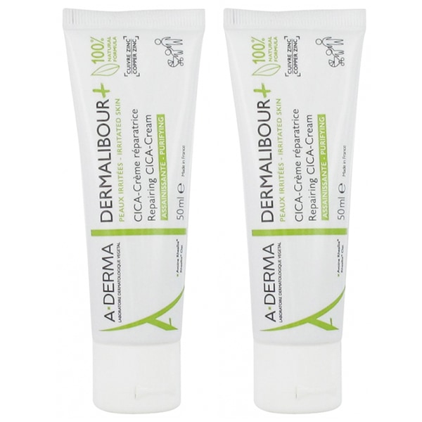 [アデルマ]デルマリボ フォーミング CICA クリーム 50ml 荒肌 を落ち着かせ 修復 2本セット<br> [A-DERMA] DERMALIBOUR+ CICA-CREME REPARATRICE ASSAINISSANTE 50ml 2PCS