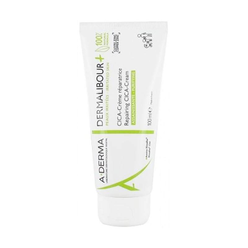 [アデルマ]デルマリボ フォーミング CICA クリーム 100ml 荒肌 を落ち着かせ 修復<br> [A-DERMA] DERMALIBOUR+ CICA-CREME REPARATRICE ASSAINISSANTE 100m