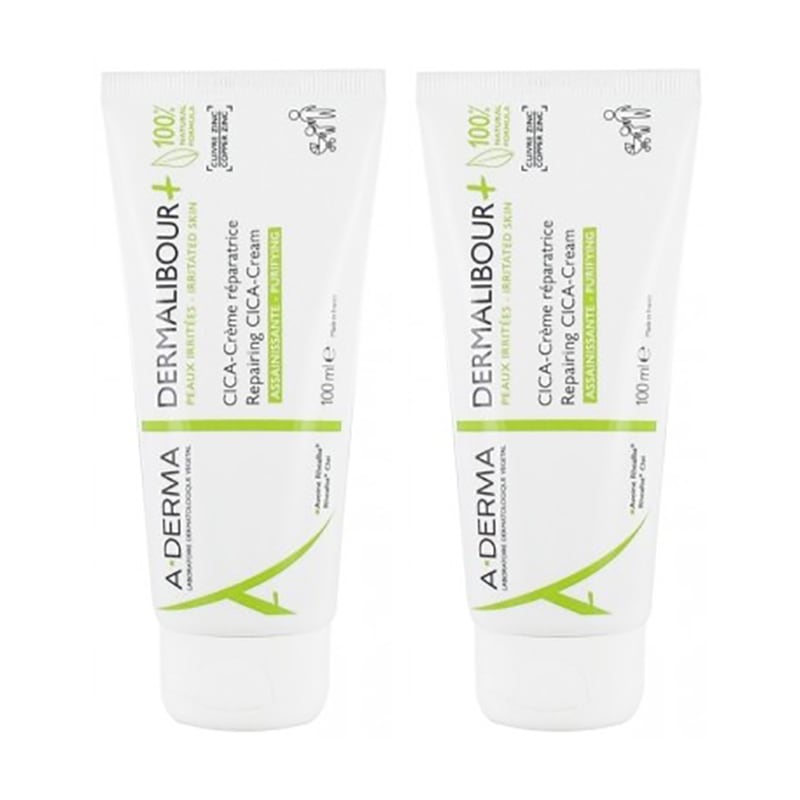 [アデルマ]デルマリボ フォーミング CICA クリーム 100ml 荒肌 を落ち着かせ 修復 2本セット<br> [A-DERMA] DERMALIBOUR+ CICA-CREME REPARATRICE ASSAINISSANTE 100m 2PCS