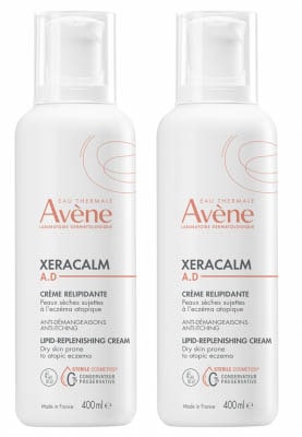 [アベンヌ]クセラカルム クリーム　4００ｍ 2本セットｌ<br>[AVENE]  XERACALM A.D CREME RELIPIDANTE 400ml