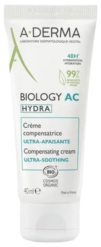 【アデルマ】BIOLOGY AC ハイドレイティングクリーム（肌のベタつきを抑える, みずみずしく美しい肌）40ml<br> 【A-DERMA】BIOLOGY AC HYDRA-CREME COMPENSATRICE 40ml