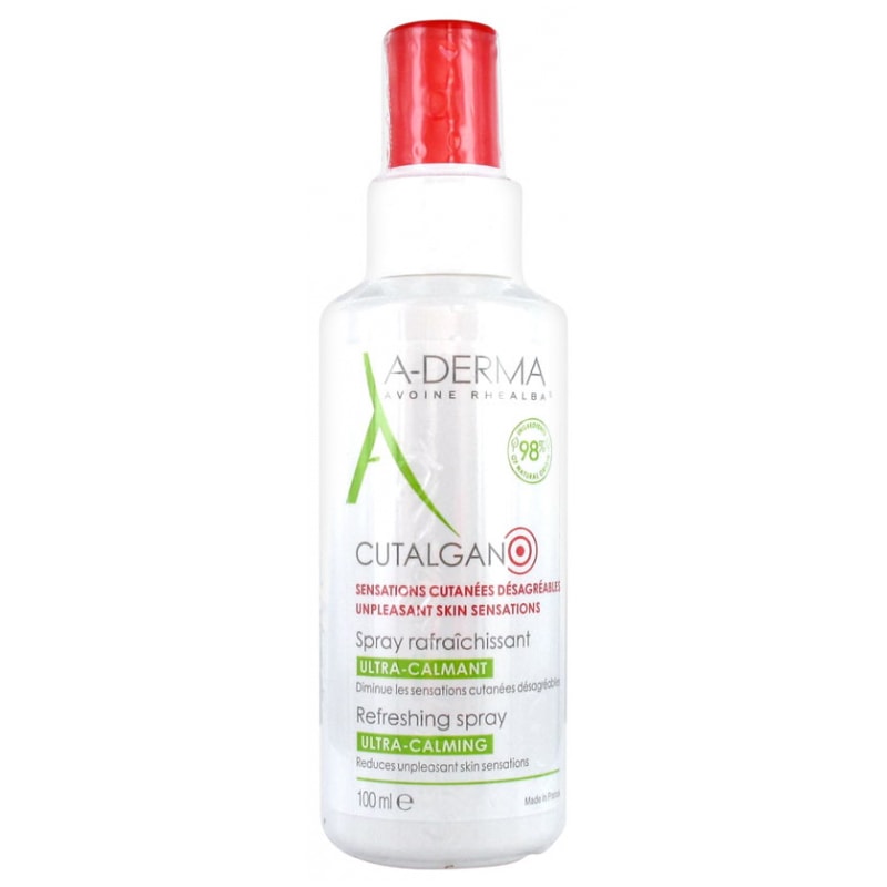 【アデルマ】クタルガン　リフレッシュ　スプレー（アトピー肌を保湿,柔らかで心地よい肌）100ml<br> 【A-DERMA】CUTALGAN SPRAY RAFRAICHISSANT 100ml