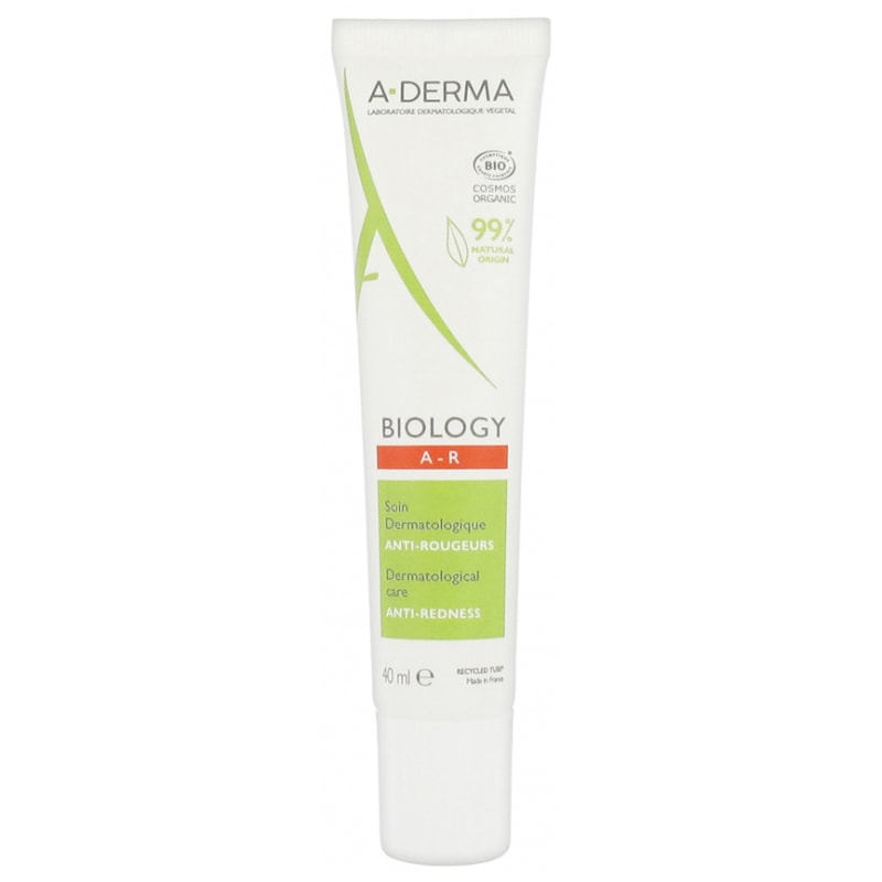 【アデルマ】BIOLOGY AR アンチルージュクリーム（赤みやすい敏感肌を保護,乾燥を抑え保湿）40ml<br>【A-DERMA】BIOLOGY AR SOIN DERMATOLOGIQUE ANTI-ROUGEURS 40ml