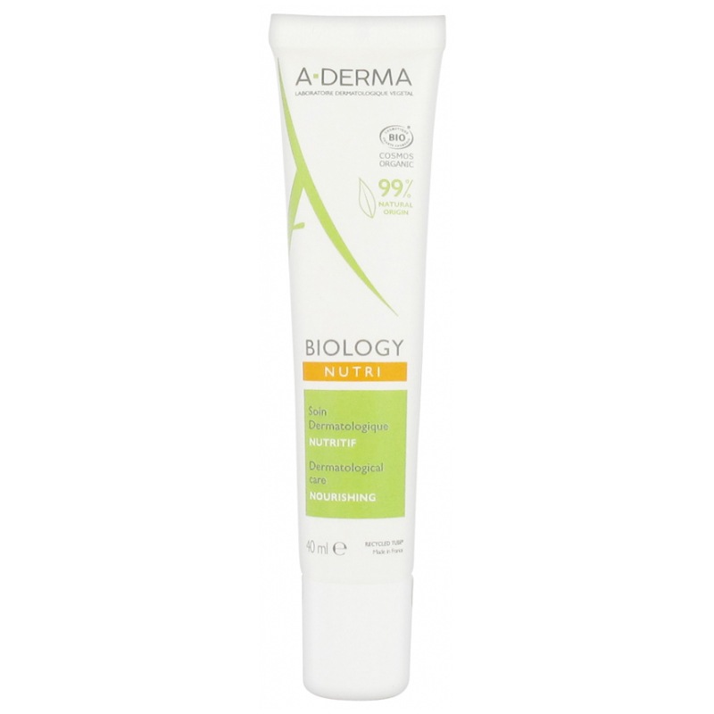 【アデルマ】BIOLOGY AR ヌートリションクリーム（デリケートな超乾燥肌を保護,乾燥を抑え保湿）40ml<br>【A-DERMA】BIOLOGY NUTRI SOIN DERMATOLOGIQUE NUTRITIF 40ml