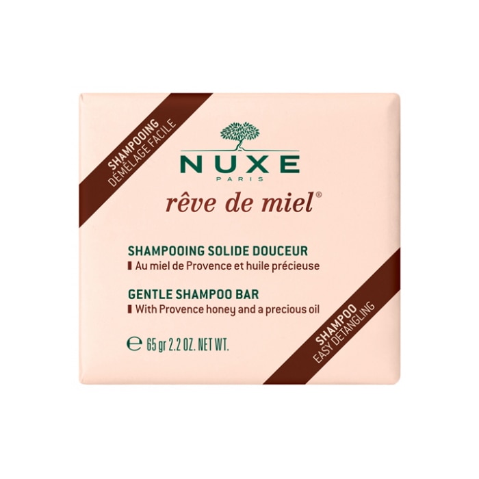 【ニュクス】レーヴデミエル　ソフトソリッドシャンプー（しなやか,絹のような髪）65g<br> 【NUXE】REVE DE MIEL SHAMPOOING SOLIDE DOUCEUR 65g