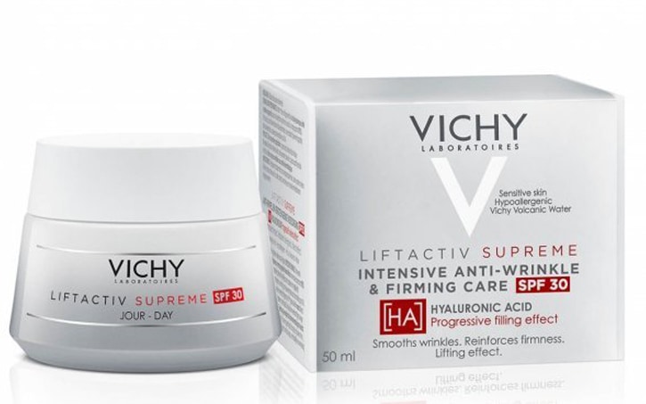 【ヴィシー】リフトアクティブ　スプリーム [HA] アンチリンクルケア　クリーム　SPF30　50ml（シワとたるみに効果を発揮,滑らかで引き締まった肌）<br> 【VICHY】LIFT ACTIV SUPREME [HA] SOIN CORRECTEUR ANTI-RIDES ET FERMETE SPF30  50ml