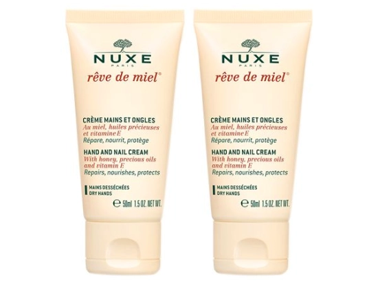 [ニュクス] レーブドミエル　ハンド＆ネイル　クリーム 50ml 2本セット<br>[NUXE]REVE DE MIEL CREME MAINS ET ONGLES 50ml