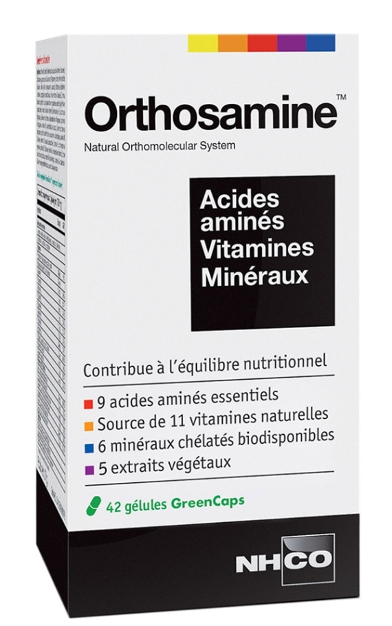 【NHCO】オルトサミン　42カプセル　<br>【NHCO】ORTHOSAMINE ACIDES AMINES/VITAMINES MINERAUX 42 GELULES