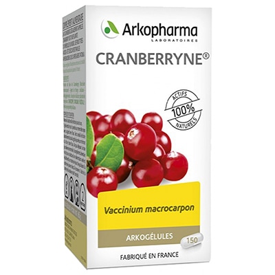 【アルコファーマ】クランベリーン(尿の不快感を緩和,尿の快適さを促進)150カプセル<br>【ARKOPHARMA】ARKOGELULES CRANBERRYNE 150GELULE