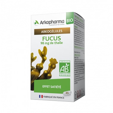 【アルコファーマ】フクス イフェ サチエテ（減量を促進）45カプセル<br>【ARKOPHARMA】ARKOGELULES FUCUS EFFET SATIETE 45 GELULES