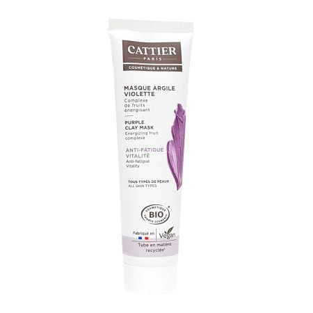 【カティエ】カティエバイオレットクレイピール 100ml<br>【CATTIER】MASQUE QRGILE VIOLETTE 100ml